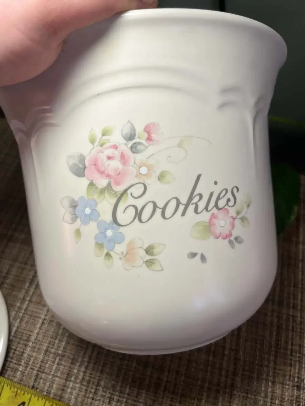 Vintage Pfaltzgraff “Tea Rose” Cookie Jar Canister